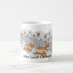 Tasse de course de chien de traîneau