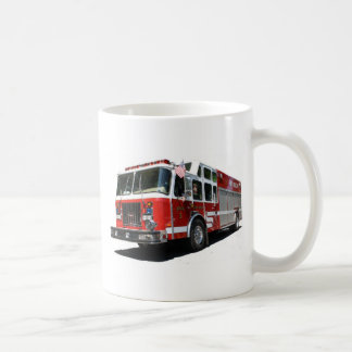 Tasse de coutume de camion de pompiers