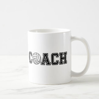 Tasse de coutume d'entraîneur de volleyball