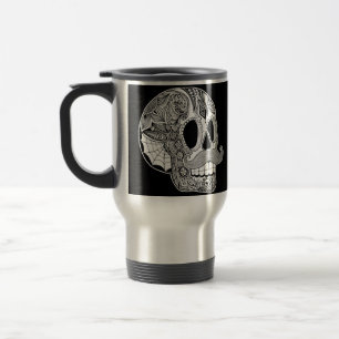 Tasse de crâne de sucre de moustache