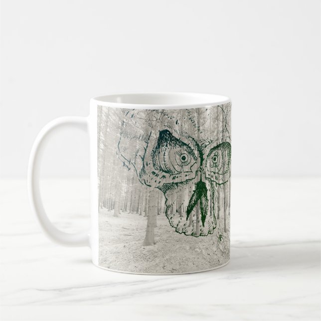 Tasse de crâne et de forêt (Gauche)