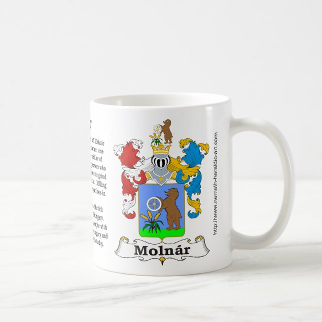 Tasse de crête de famille de Molnar (Droite)