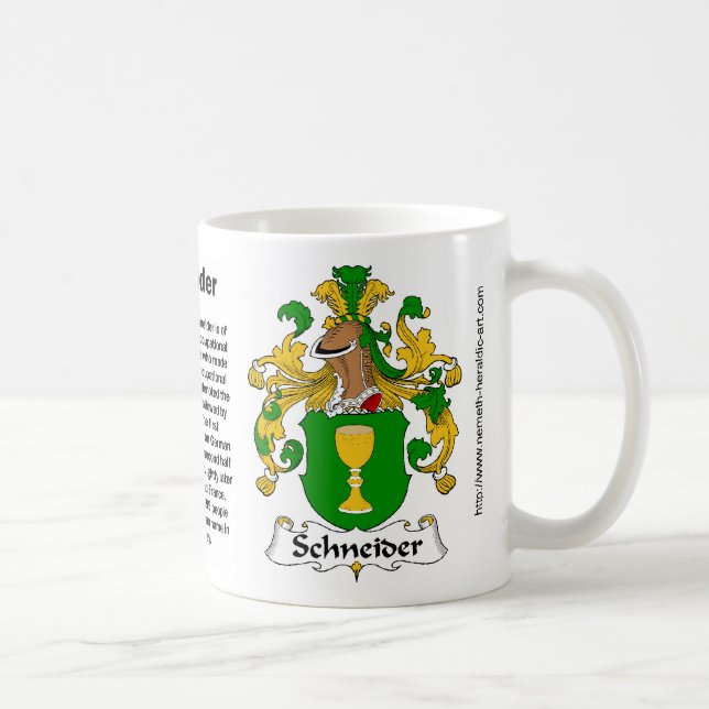 Tasse de crête de famille de Schneider (Droite)
