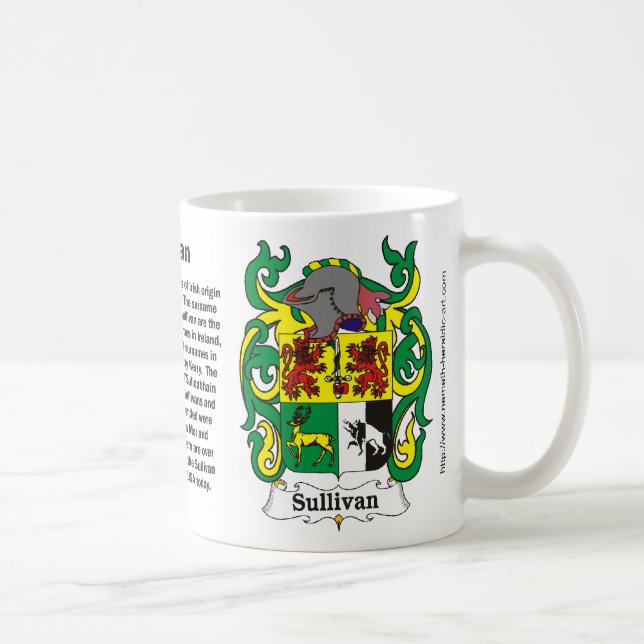 Tasse de crête de famille de Sullivan (Droite)