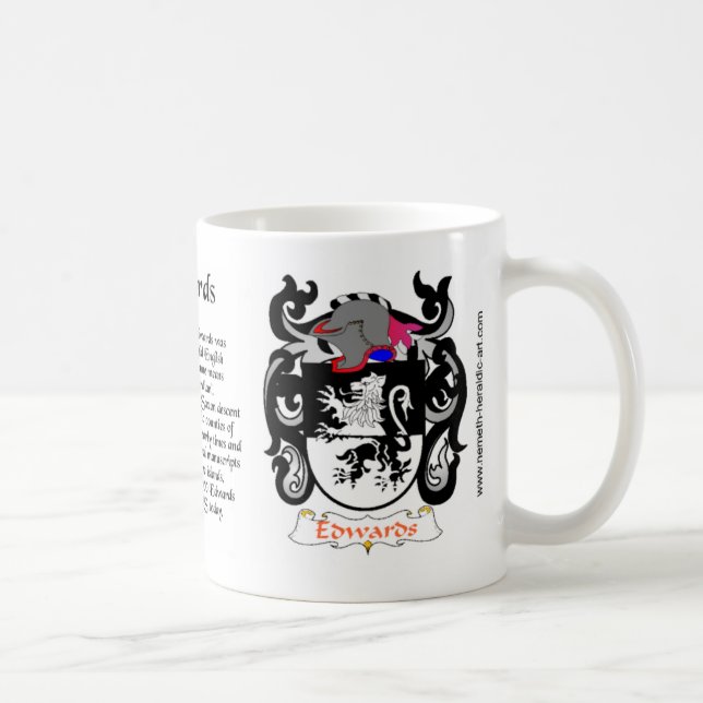 Tasse de crête de famille d'Edwards (Droite)