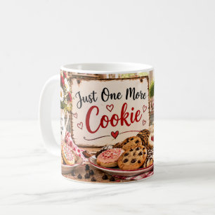 Tasse de cuisson avec juste un cookie de plus