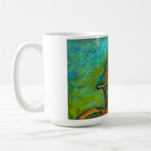 Tasse de cycliste de montagne