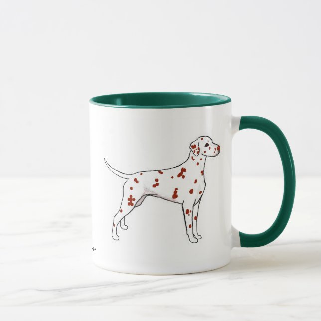 Tasse de Dalmate de foie (Droite)