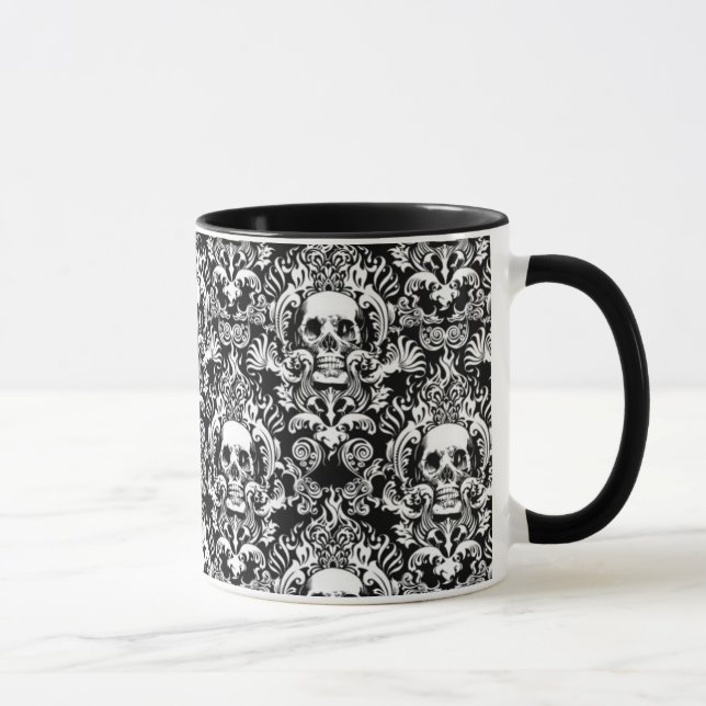 Tasse de damassé de crâne (Droite)