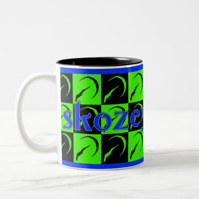 tasse de damier de fetisch de skozey (Gauche)