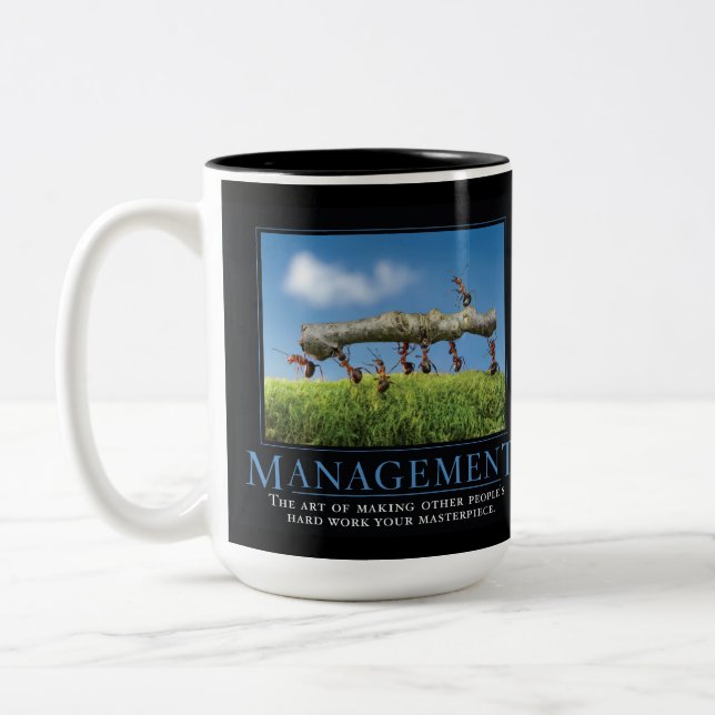 Tasse de Demotivational de gestion (Gauche)