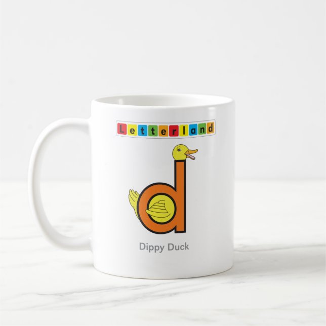 Tasse de densité double de Letterland | (Gauche)