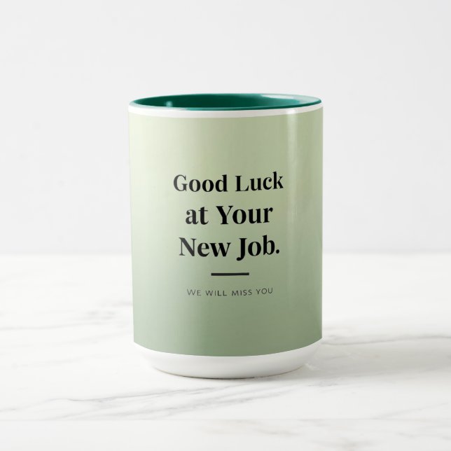 Tasse de départ personnalisée pour collègue – Au r (Centre)