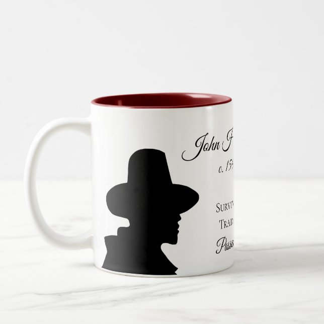 Tasse de descendant de fleur printanière de John (Gauche)