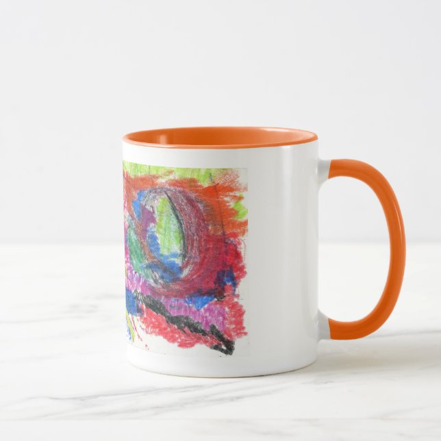 tasse de dessin de lis (Droite)