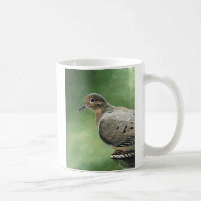 Tasse de deuil d'art de colombe (Droite)