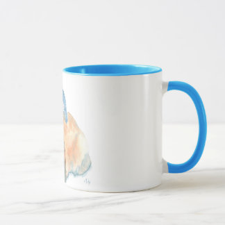 Tasse de deux lapins