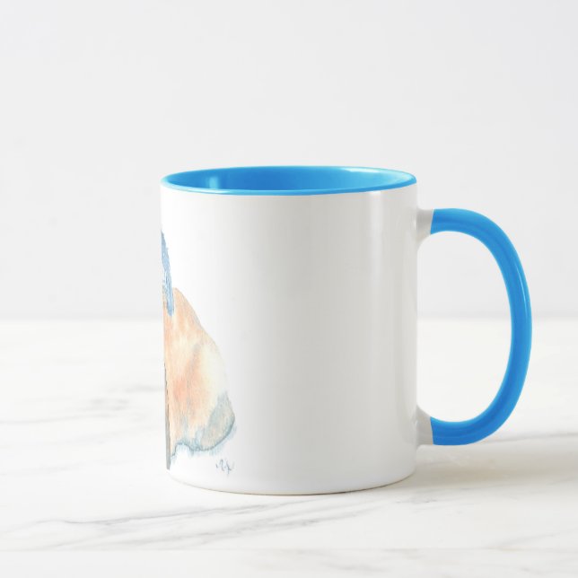 Tasse de deux lapins (Droite)
