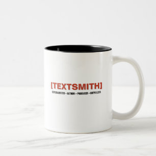 Tasse de deux tons - logo [TEXTSMITH]