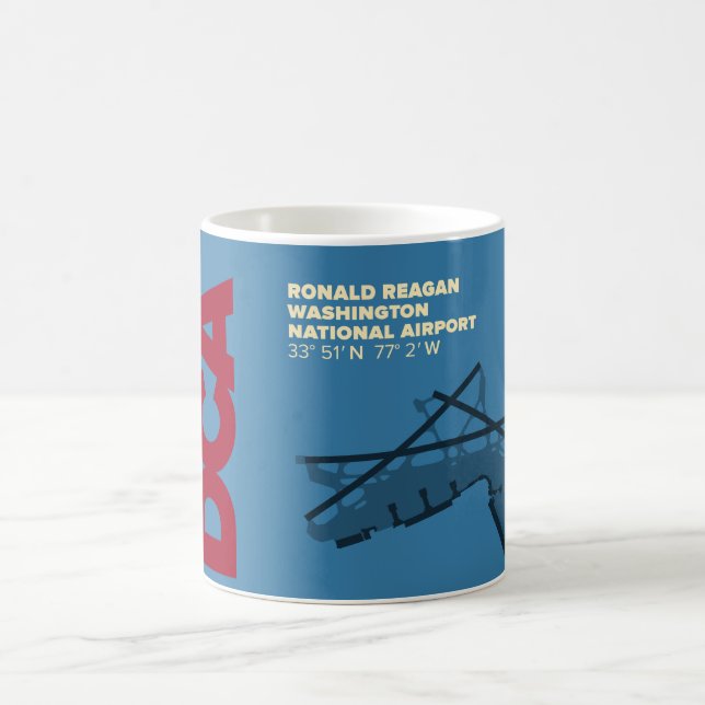 Tasse de diagramme de l'aéroport national de (Centre)