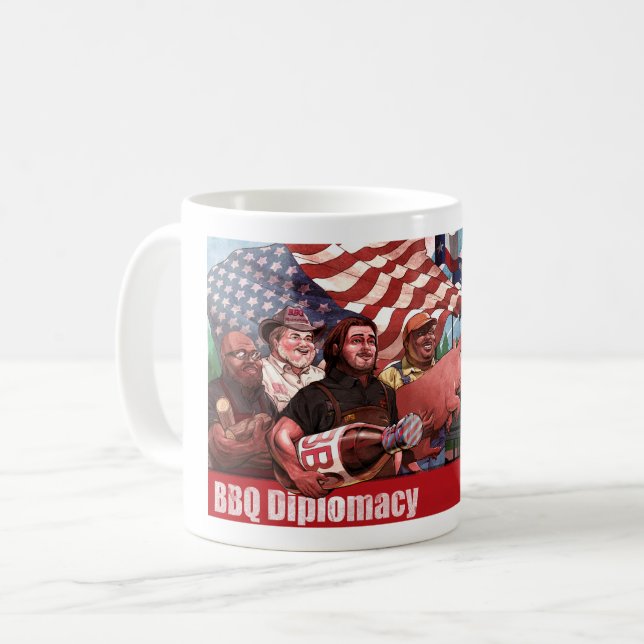 Tasse de diplomatie de BBQ (Devant gauche)