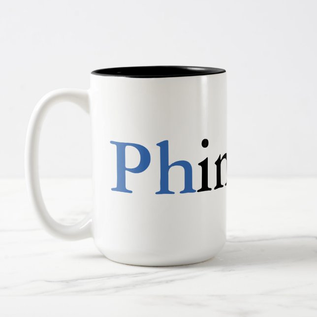 Tasse de diplômé de PhD (Gauche)