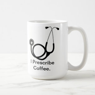 Tasse de docteur drôle - Je prescris du café