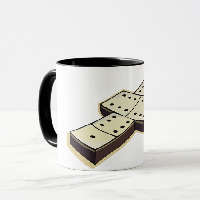 Tasse de domino (Devant gauche)