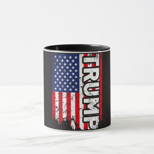 Tasse de Donald Trump avec le drapeau des (Centre)