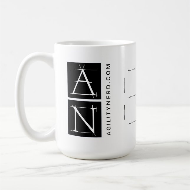 Tasse de "double boîte" d'AgilityNerd (Gauche)