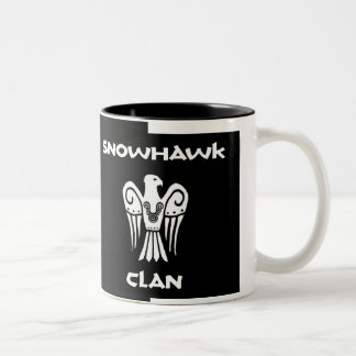 Tasse de double image de clan de Snowhawk