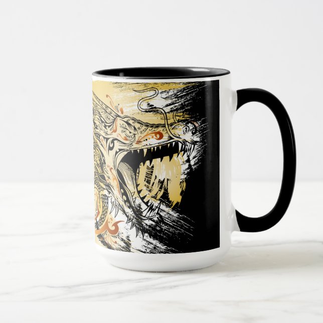 Tasse de dragon de henné de tatouage (Droite)