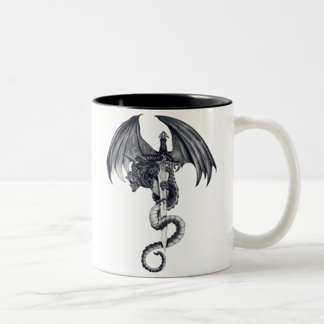 Tasse de dragon et d'épée (Droit)