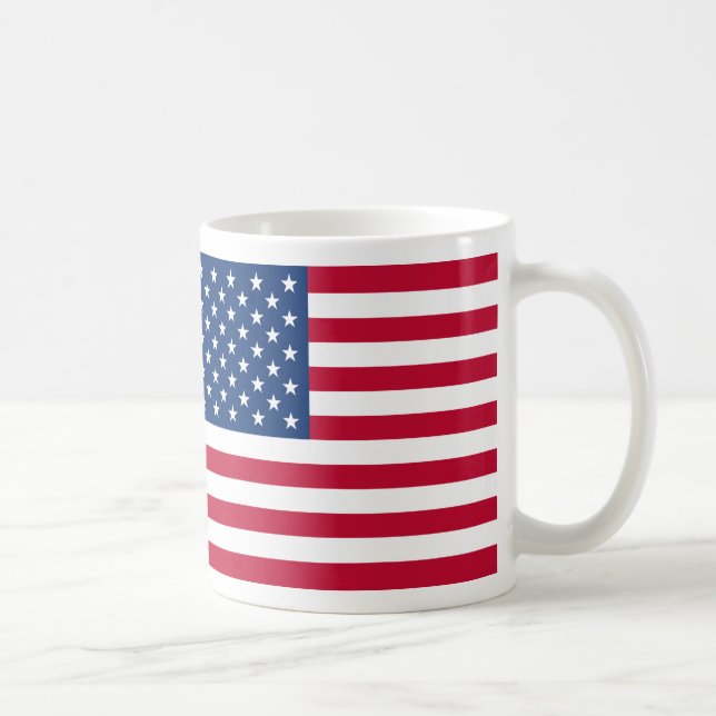 Tasse de drapeau américain (Droite)