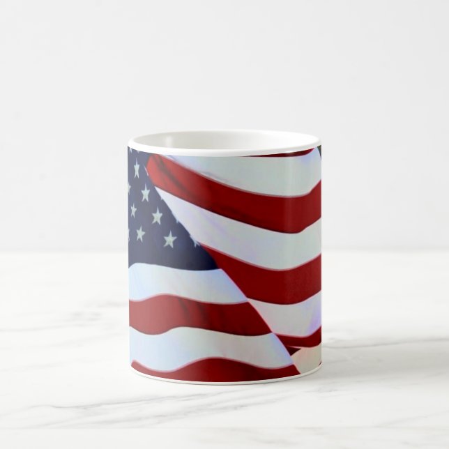 Tasse de drapeau américain (Centre)