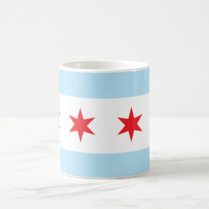 Tasse de drapeau de Chicago