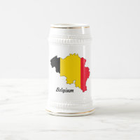 Tasse de drapeau de la Belgique