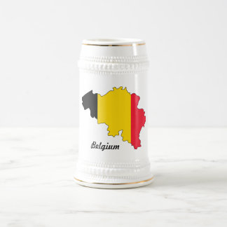 Tasse de drapeau de la Belgique