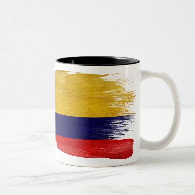 Tasse de drapeau de la Colombie (Droit)