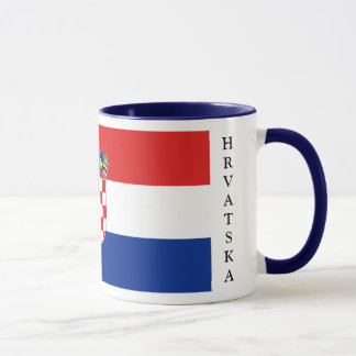 Tasse de drapeau de la Croatie