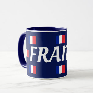 Tasse de drapeau de la France