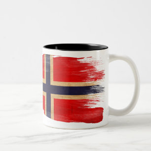 Tasse de drapeau de la Norvège