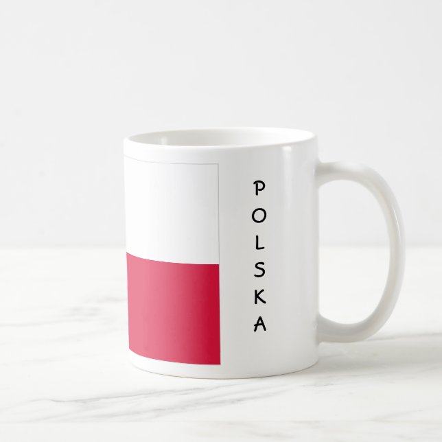Tasse de drapeau de la Pologne (Droite)