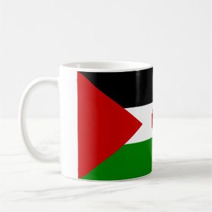 Tasse de drapeau de la Sahara occidental
