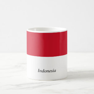 Tasse de drapeau de l'Indonésie