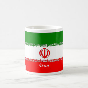 Tasse de drapeau de l'Iran
