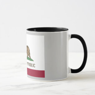 Tasse de drapeau d'état de la Californie