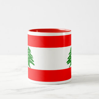 Tasse de drapeau du Liban