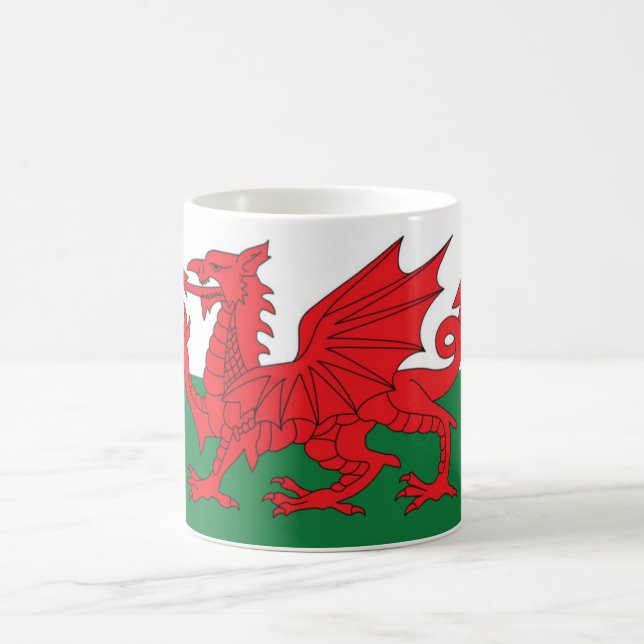 Tasse de drapeau du Pays de Galles (Centre)