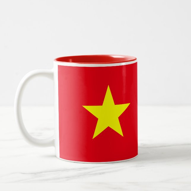 Tasse de drapeau du Vietnam (Gauche)